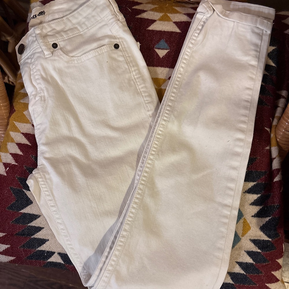 Roots white jeans